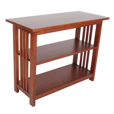 Alaterre Furniture Mission Under Window Bookshelf, Cherry AMIA1460